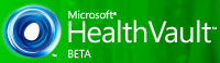 Microsoft Health Vault logo